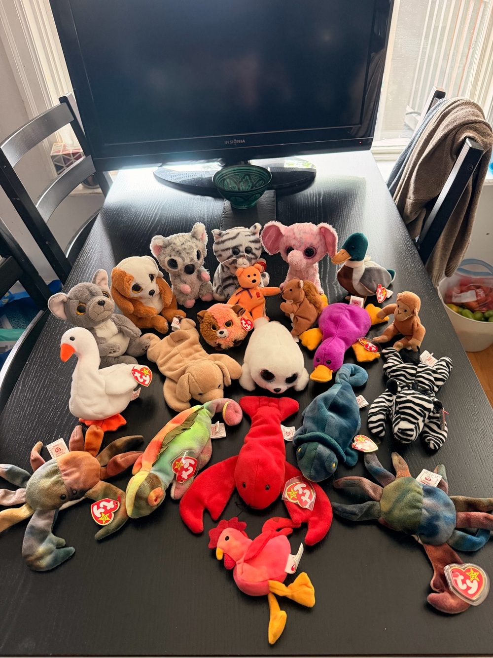 Ty Beanie Babies Plush Animal Toy Bundle - Assorted Colors